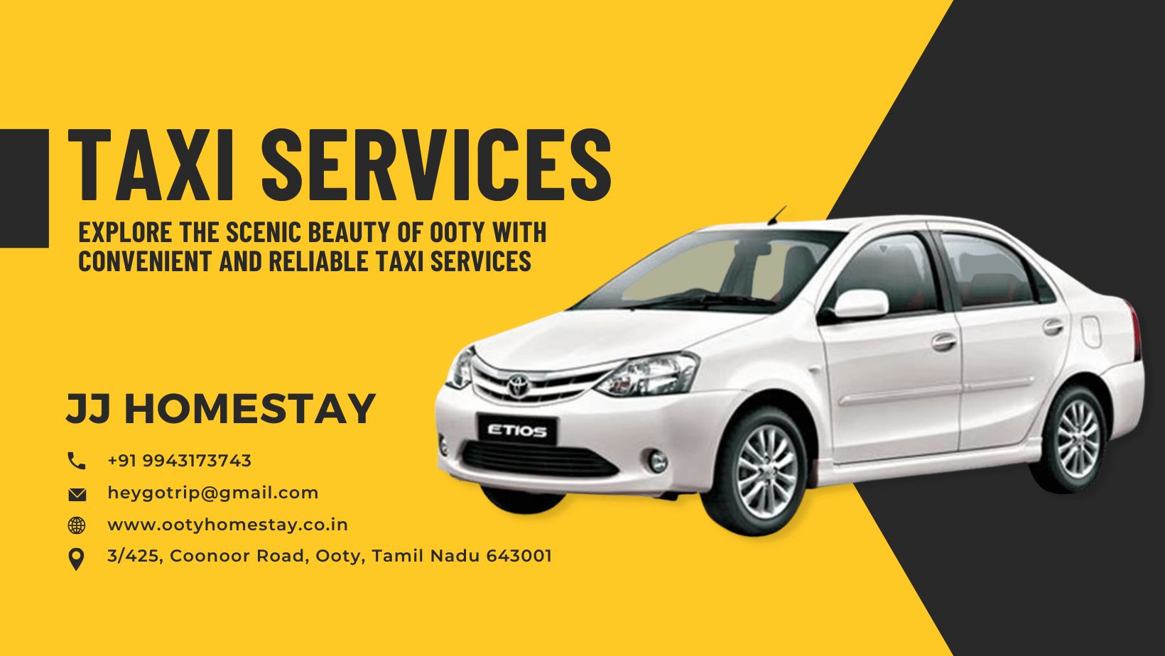 Ooty Call Taxi Services